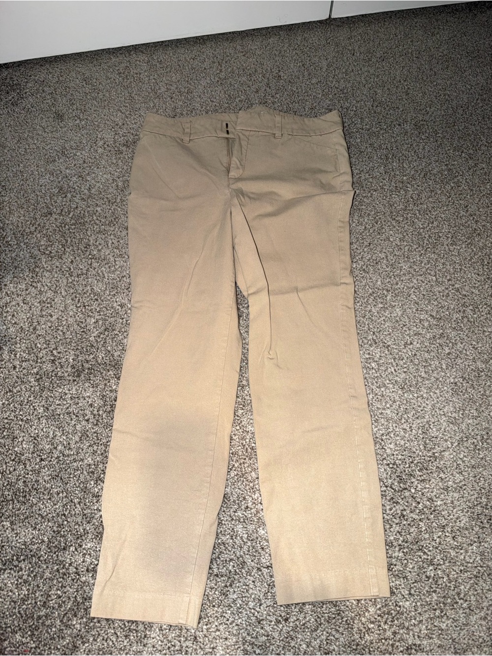 Old Navy Women's Tan Straight-Leg Pants